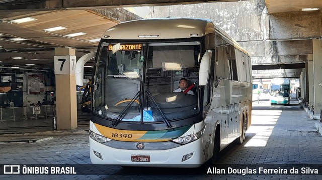Empresa Gontijo de Transportes 18340 na cidade de Belo Horizonte, Minas Gerais, Brasil, por Allan Douglas Ferreira da Silva. Número da foto: #10026155.