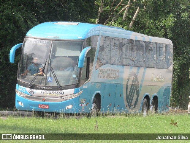 Auto Viação Progresso 6075 na cidade de Recife, Pernambuco, Brasil, por Jonathan Silva. Número da foto: #10026516.