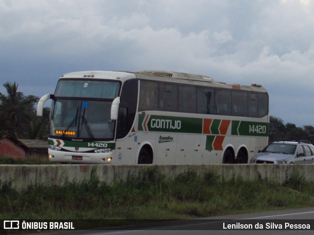 Empresa Gontijo de Transportes 14420 na cidade de Caruaru, Pernambuco, Brasil, por Lenilson da Silva Pessoa. Número da foto: #10028097.