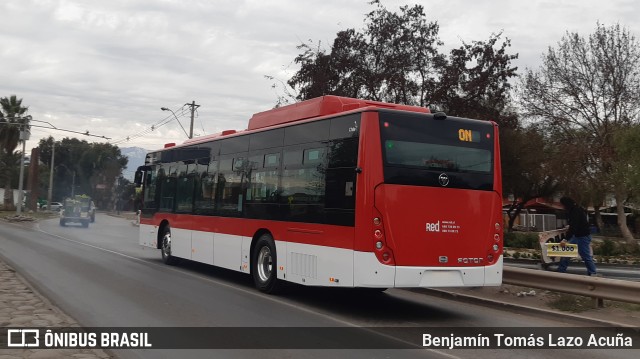 Transantiago Flota Cero Kilómetro na cidade de Maipú, Santiago, Metropolitana de Santiago, Chile, por Benjamín Tomás Lazo Acuña. ID da foto: 10028938.