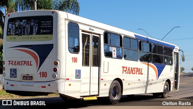 Transpal 190 na cidade de Palmeira das Missões, Rio Grande do Sul, Brasil, por Cleiton Rasta. Número da foto: #10029006.