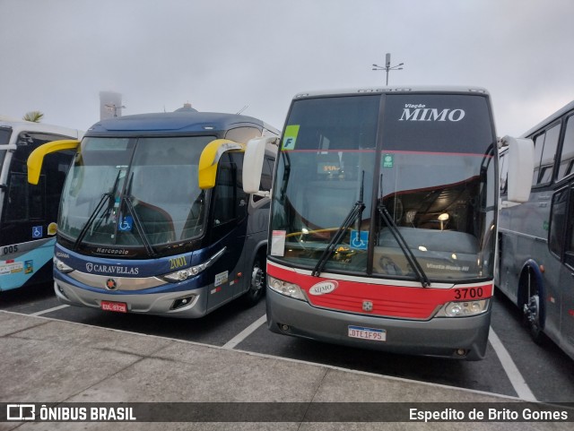 Viação Mimo 3700 na cidade de Aparecida, São Paulo, Brasil, por Espedito de Brito Gomes. ID da foto: 10028932.