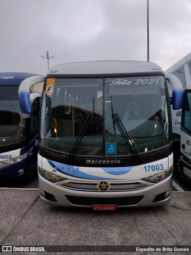 Luan Turismo 17003 na cidade de Aparecida, São Paulo, Brasil, por Espedito de Brito Gomes. Número da foto: #10028951.