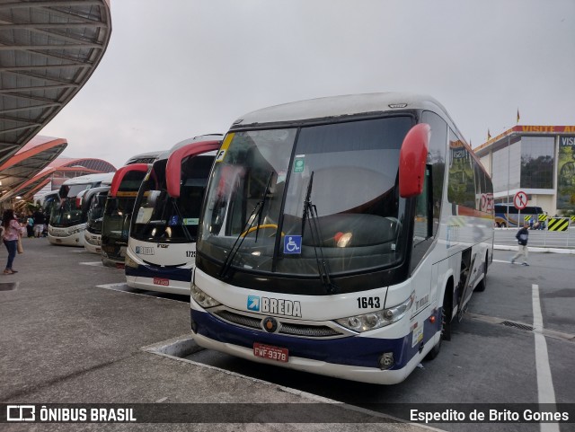 Breda Transportes e Serviços 1643 na cidade de Aparecida, São Paulo, Brasil, por Espedito de Brito Gomes. Número da foto: #10026379.