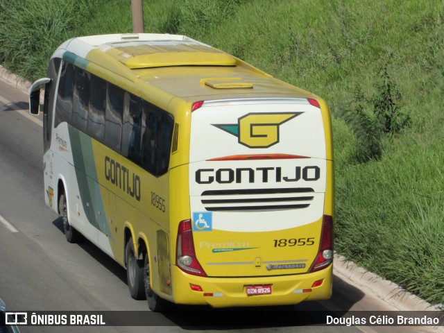 Empresa Gontijo de Transportes 18955 na cidade de Belo Horizonte, Minas Gerais, Brasil, por Douglas Célio Brandao. ID da foto: 10028009.