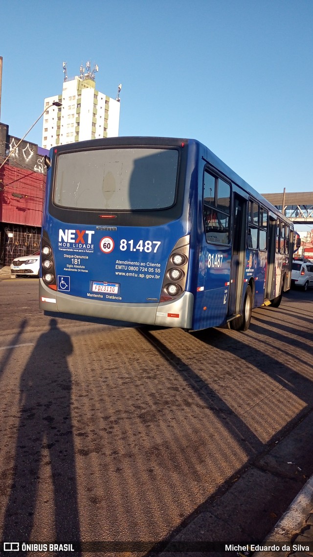 Next Mobilidade - ABC Sistema de Transporte 81.487 na cidade de Suzano, São Paulo, Brasil, por Michel Eduardo da Silva. Número da foto: #10028403.