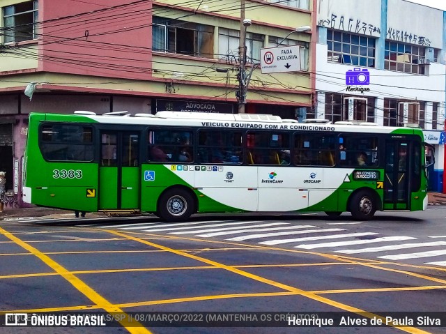 VB Transportes e Turismo 3383 na cidade de Campinas, São Paulo, Brasil, por Henrique Alves de Paula Silva. Número da foto: #10026867.