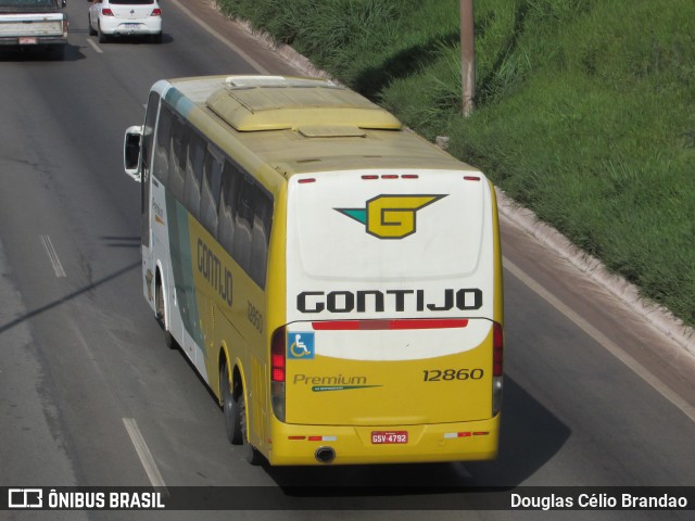 Empresa Gontijo de Transportes 12860 na cidade de Belo Horizonte, Minas Gerais, Brasil, por Douglas Célio Brandao. ID da foto: 10027727.