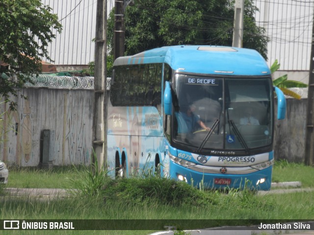 Auto Viação Progresso 6075 na cidade de Recife, Pernambuco, Brasil, por Jonathan Silva. Número da foto: #10026515.