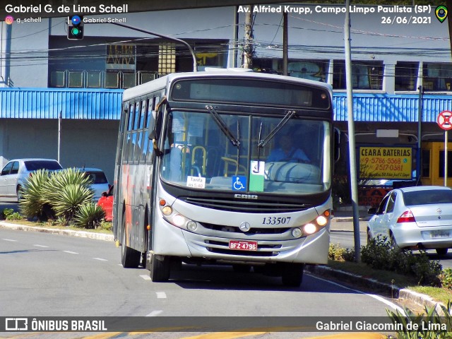 Rápido Campinas 133507 na cidade de Campo Limpo Paulista, São Paulo, Brasil, por Gabriel Giacomin de Lima. Número da foto: #10028625.