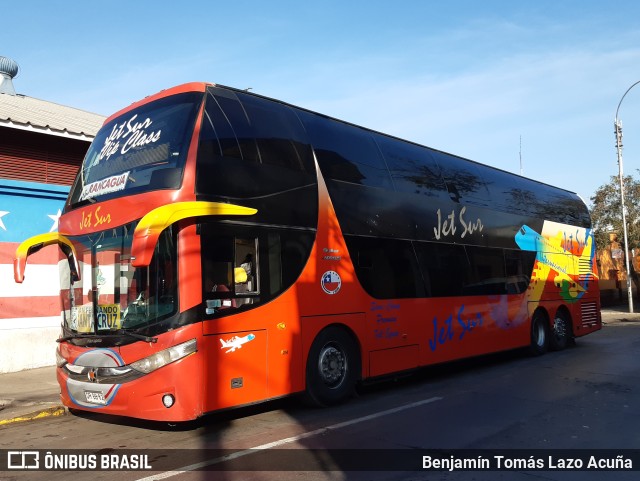 Jet Sur DRBB62 na cidade de Estación Central, Santiago, Metropolitana de Santiago, Chile, por Benjamín Tomás Lazo Acuña. Número da foto: #10031193.