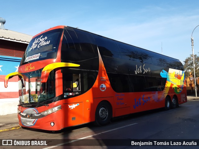 Jet Sur DRBB62 na cidade de Estación Central, Santiago, Metropolitana de Santiago, Chile, por Benjamín Tomás Lazo Acuña. ID da foto: 10031193.