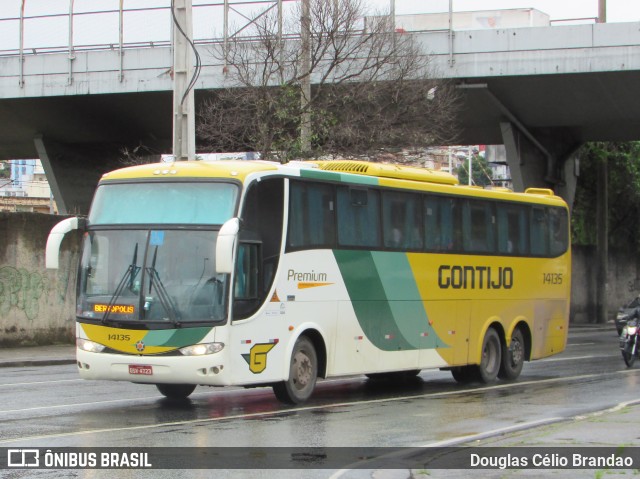 Empresa Gontijo de Transportes 14135 na cidade de Belo Horizonte, Minas Gerais, Brasil, por Douglas Célio Brandao. ID da foto: 10029529.