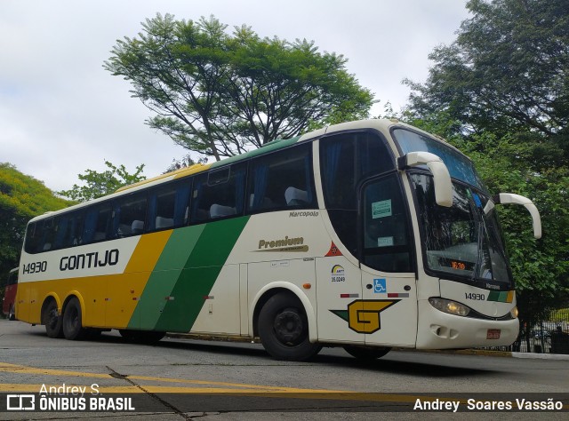 Empresa Gontijo de Transportes 14930 na cidade de São Paulo, São Paulo, Brasil, por Andrey  Soares Vassão. ID da foto: 10029839.