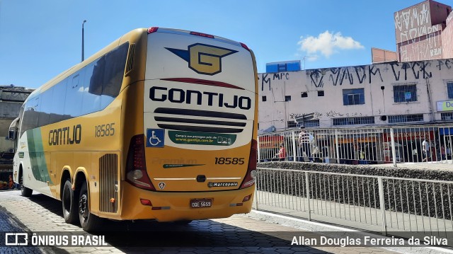 Empresa Gontijo de Transportes 18585 na cidade de Belo Horizonte, Minas Gerais, Brasil, por Allan Douglas Ferreira da Silva. Número da foto: #10030264.