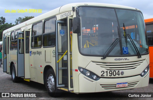 Auto Viação São Braz 21904 na cidade de Curitiba, Paraná, Brasil, por Carlos Júnior. ID da foto: 10031322.