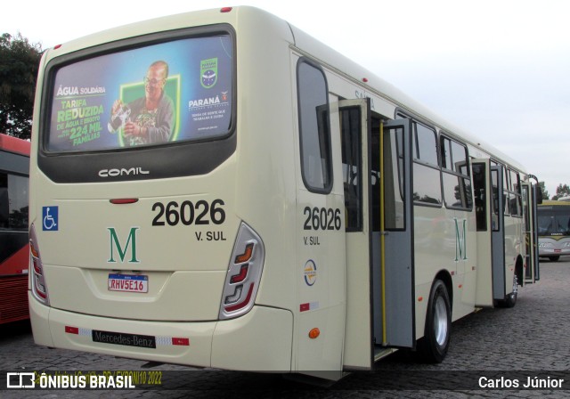 Viação do Sul 26026 na cidade de Curitiba, Paraná, Brasil, por Carlos Júnior. ID da foto: 10031286.