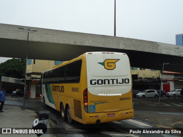 Empresa Gontijo de Transportes 11840 na cidade de Belo Horizonte, Minas Gerais, Brasil, por Paulo Alexandre da Silva. ID da foto: 10030596.