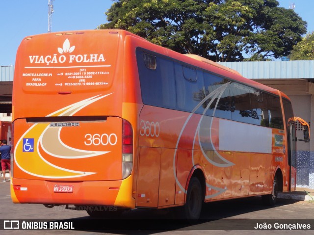 Viação Folha 3600 na cidade de Novo Gama, Goiás, Brasil, por João Gonçalves. Número da foto: #10030608.