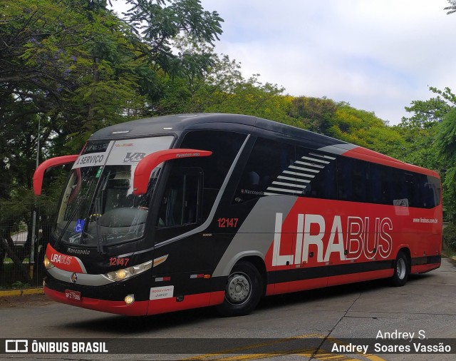 Lirabus 12147 na cidade de São Paulo, São Paulo, Brasil, por Andrey  Soares Vassão. Número da foto: #10029882.