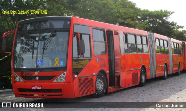 Auto Viação Redentor HD246 na cidade de Curitiba, Paraná, Brasil, por Carlos Júnior. ID da foto: 10031442.