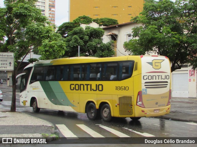 Empresa Gontijo de Transportes 18610 na cidade de Belo Horizonte, Minas Gerais, Brasil, por Douglas Célio Brandao. ID da foto: 10029495.