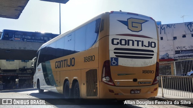 Empresa Gontijo de Transportes 18810 na cidade de Belo Horizonte, Minas Gerais, Brasil, por Allan Douglas Ferreira da Silva. ID da foto: 10029606.