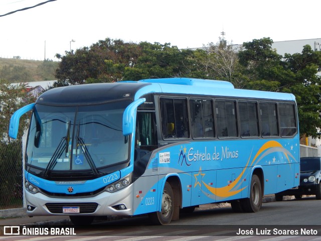 Estrela de Minas Viagens e Turismo 0223 na cidade de Jeceaba, Minas Gerais, Brasil, por José Luiz Soares Neto. ID da foto: 10032460.