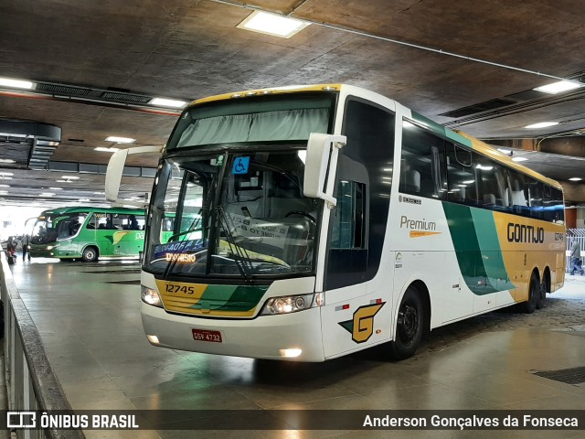 Empresa Gontijo de Transportes 12745 na cidade de Belo Horizonte, Minas Gerais, Brasil, por Anderson Gonçalves da Fonseca. ID da foto: 10033774.