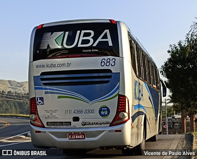 Kuba Turismo 683 na cidade de Aparecida, São Paulo, Brasil, por Vicente de Paulo Alves. Número da foto: #10031670.