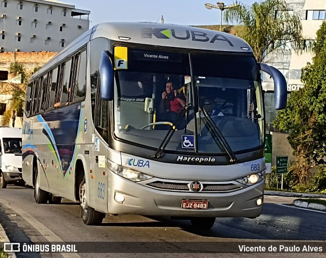 Kuba Turismo 683 na cidade de Aparecida, São Paulo, Brasil, por Vicente de Paulo Alves. Número da foto: #10031669.