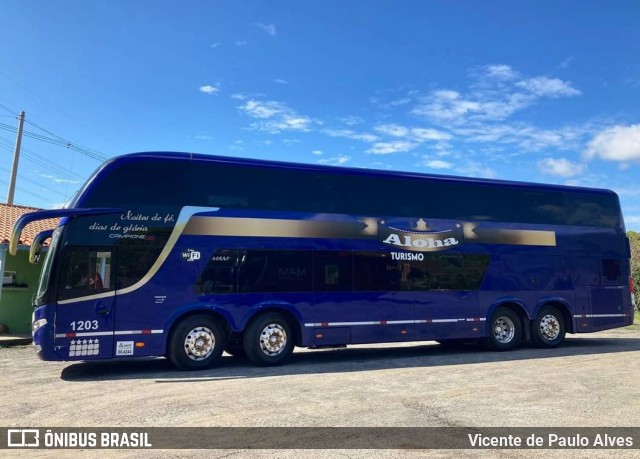 Aloha Turismo 1203 na cidade de Aparecida, São Paulo, Brasil, por Vicente de Paulo Alves. Número da foto: #10033665.