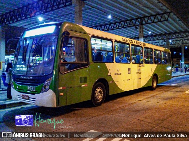 VB Transportes e Turismo 3180 na cidade de Campinas, São Paulo, Brasil, por Henrique Alves de Paula Silva. Número da foto: #10032509.