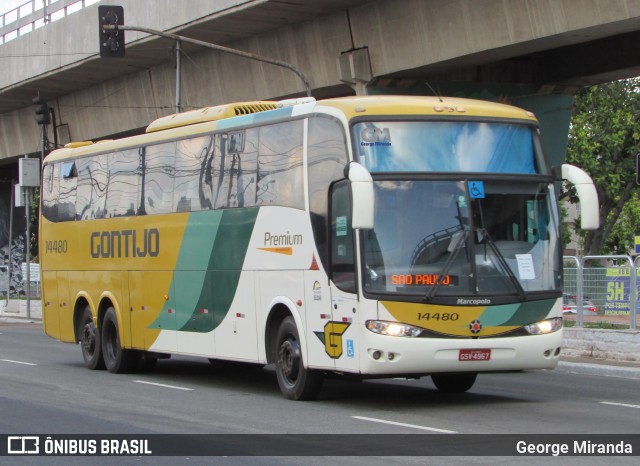 Empresa Gontijo de Transportes 14480 na cidade de São Paulo, São Paulo, Brasil, por George Miranda. ID da foto: 10032324.