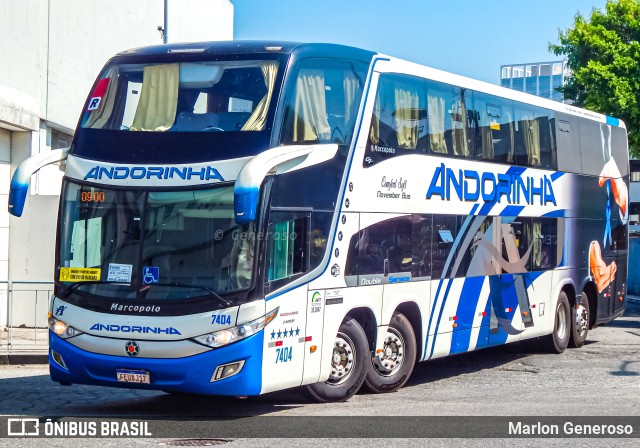 Empresa de Transportes Andorinha 7404 na cidade de Rio de Janeiro, Rio de Janeiro, Brasil, por Marlon Generoso. ID da foto: 10033478.