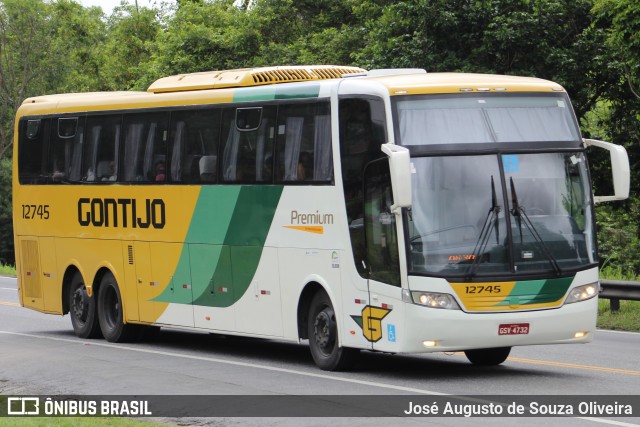 Empresa Gontijo de Transportes 12745 na cidade de Barra do Piraí, Rio de Janeiro, Brasil, por José Augusto de Souza Oliveira. ID da foto: 10033755.