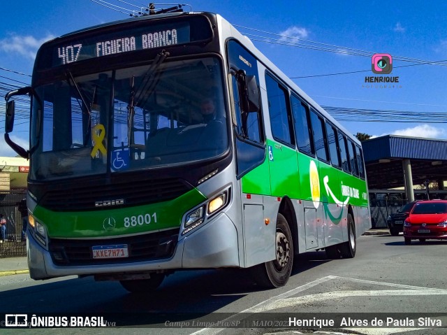 Rápido Campinas 88001 na cidade de Campo Limpo Paulista, São Paulo, Brasil, por Henrique Alves de Paula Silva. ID da foto: 10032560.