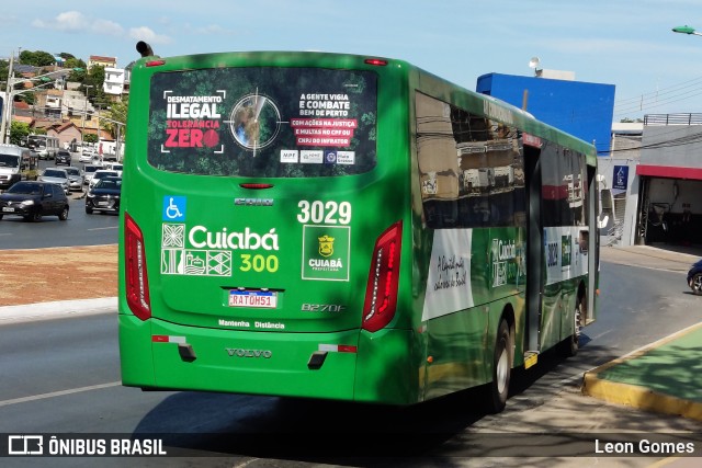 Expresso Caribus Transportes 3029 na cidade de Cuiabá, Mato Grosso, Brasil, por Leon Gomes. Número da foto: #10036757.