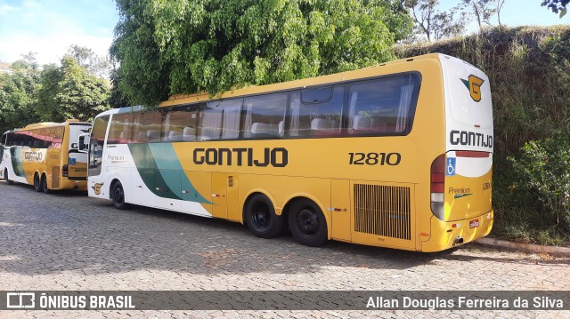 Empresa Gontijo de Transportes 12810 na cidade de João Monlevade, Minas Gerais, Brasil, por Allan Douglas Ferreira da Silva. ID da foto: 10036079.