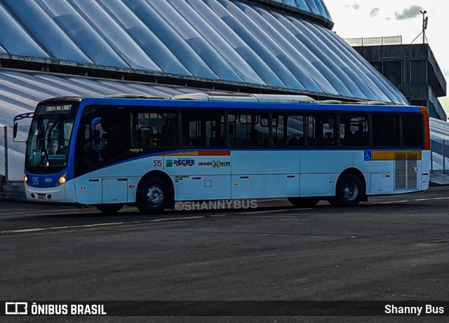 Consórcio Recife 515 na cidade de São Lourenço da Mata, Pernambuco, Brasil, por Shanny Bus. Número da foto: #10034627.