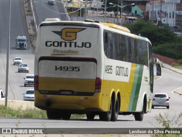 Empresa Gontijo de Transportes 14935 na cidade de Caruaru, Pernambuco, Brasil, por Lenilson da Silva Pessoa. ID da foto: 10035744.