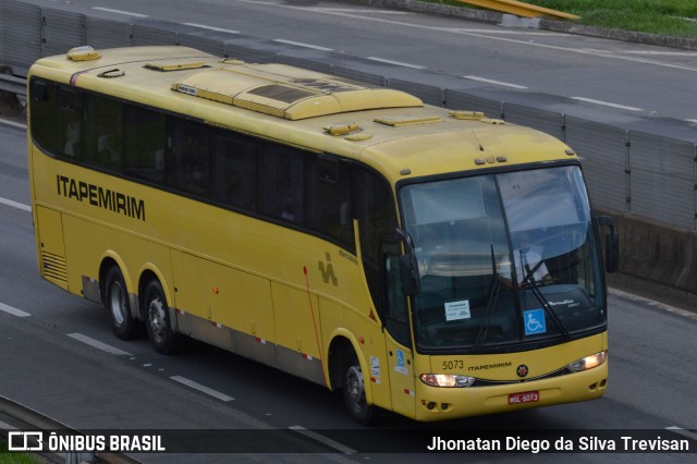 Viação Itapemirim 5073 na cidade de Lavrinhas, São Paulo, Brasil, por Jhonatan Diego da Silva Trevisan. ID da foto: 10035616.