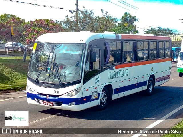 Viação Piracicabana 3045 na cidade de Campinas, São Paulo, Brasil, por Henrique Alves de Paula Silva. ID da foto: 10036146.