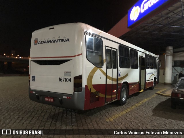 Expresso Adamantina 167104 na cidade de Bauru, São Paulo, Brasil, por Carlos Vinicius Estevão Menezes. Número da foto: #10035746.