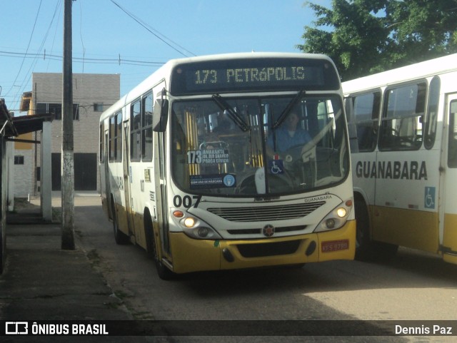 Transportes Guanabara 007 na cidade de Natal, Rio Grande do Norte, Brasil, por Dennis Paz. ID da foto: 10035232.