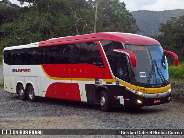 Real Expresso 1802 na cidade de Ouro Preto, Minas Gerais, Brasil, por Gerdan Gabriel Bretas Corrêa. Número da foto: #10035331.