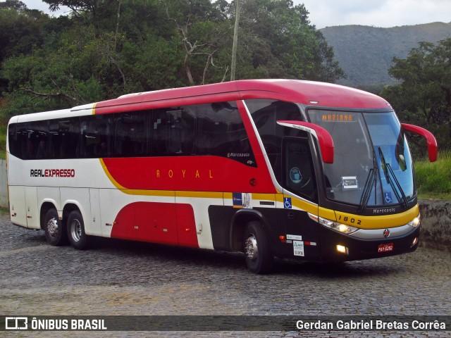 Real Expresso 1802 na cidade de Ouro Preto, Minas Gerais, Brasil, por Gerdan Gabriel Bretas Corrêa. ID da foto: 10035331.