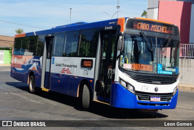 União Transportes 174 na cidade de Várzea Grande, Mato Grosso, Brasil, por Leon Gomes. Número da foto: #10035605.