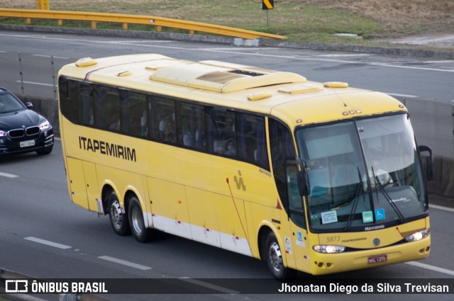 Viação Itapemirim 5873 na cidade de Lavrinhas, São Paulo, Brasil, por Jhonatan Diego da Silva Trevisan. Número da foto: #10035643.