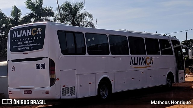 Aliança Transportes 5090 na cidade de Deodápolis, Mato Grosso do Sul, Brasil, por Matheus Henrique. Número da foto: #10035422.